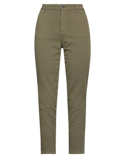 Cigala's Woman Pants Military green Size 32 Lyocell, Cotton, Elastane