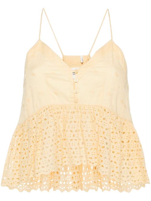 Sogane cotton top - Yellow