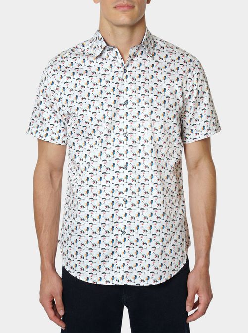 Robert Graham Robert Graham Himes Short Sleeve Button Down Shirt