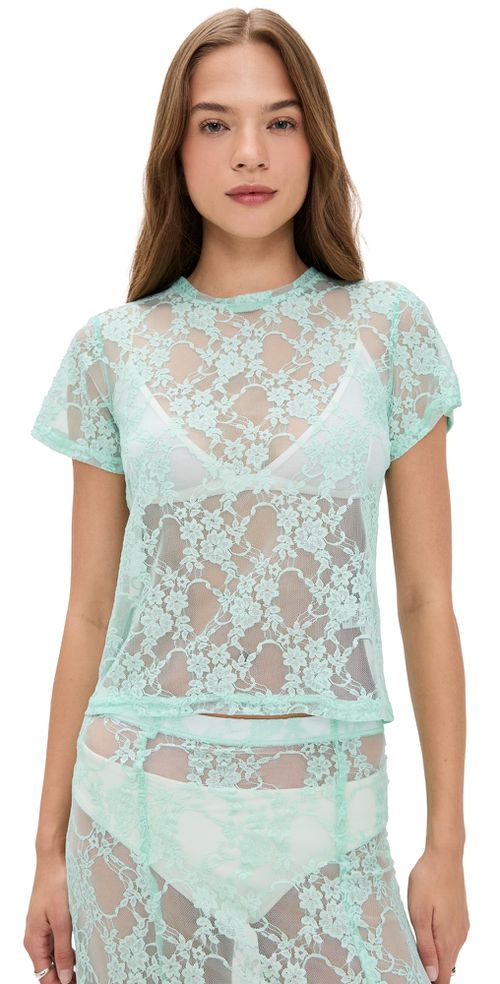 Lace Tee Ivory