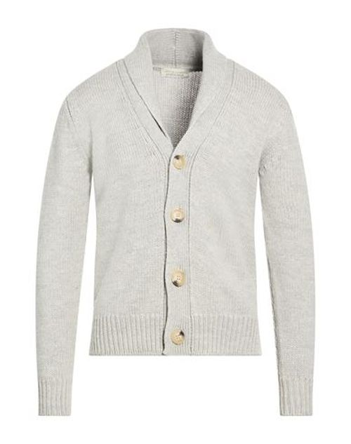 Man Cardigan Light grey Size 38 Merino Wool