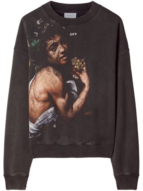 Bacchus cotton sweatshirt - Black