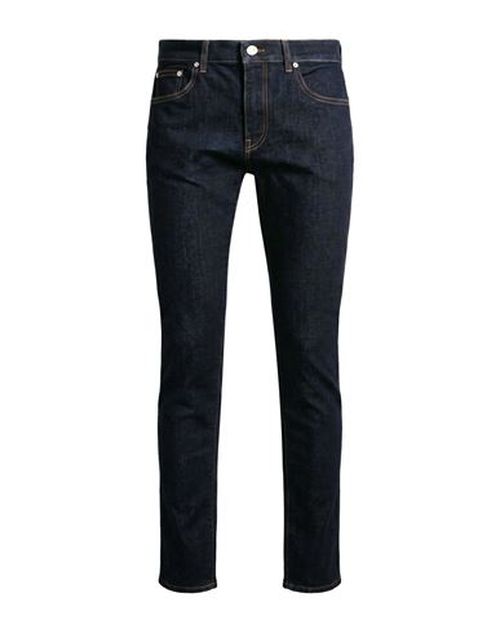 Man Jeans Blue Size 36 Cotton, Polyester, Elastane