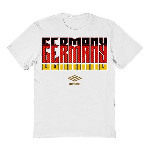 En's Umbro Germany Country Stack Graphic Tee, : edium, White