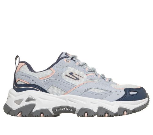 Skechers Women's Waterproof: D'Lites Hiker - Echo Lake Sneaker in Black