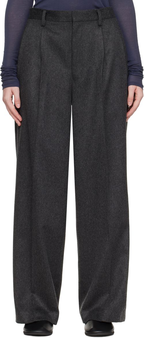 Auralee | Super Fine Tropical Wool Two-tuck Slacks | Realry