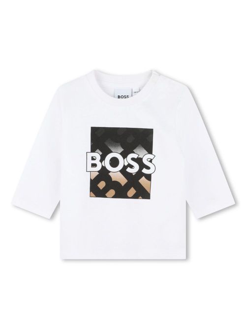 Logo-print cotton T-shirt - White