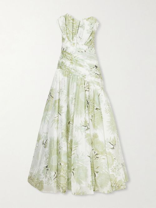 Reflector Organza Gown - Green