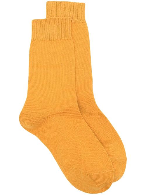 Cashmere ankle socks - Yellow