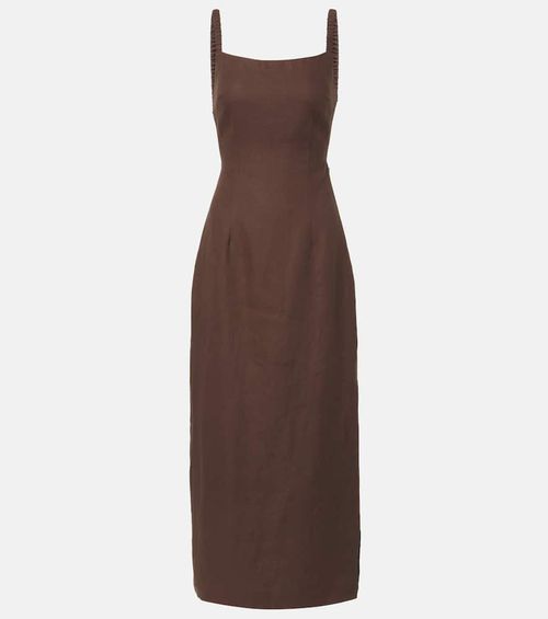 Linen maxi dress