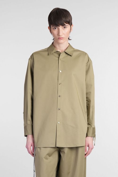 Keanu Shirt In Green Cotton