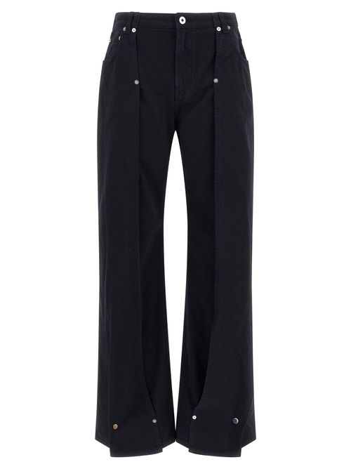 The Snap-button Denim Jeans