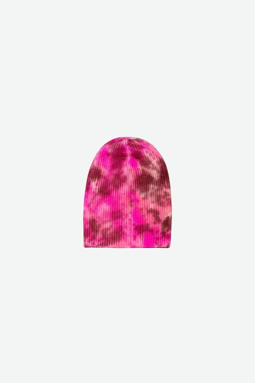 Women's Max Wool Rib Beanie In Pink Coco