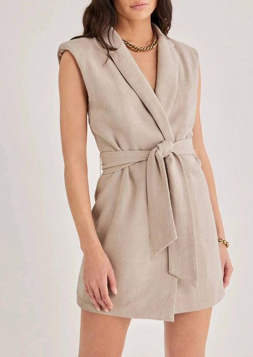 Ayla Wrap Vest In Grey