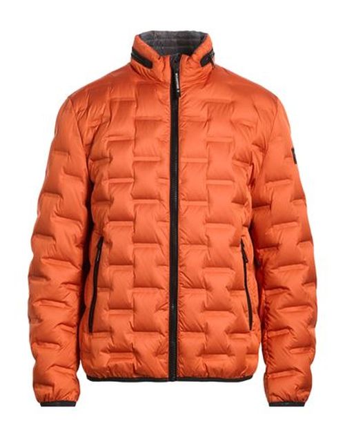 Man Puffer Orange Size 42 Polyester, Polyamide