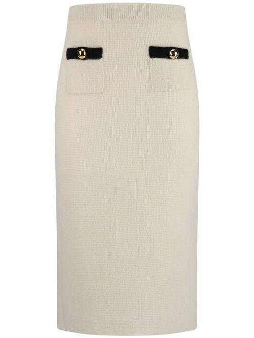 Gonna midi skirt - White