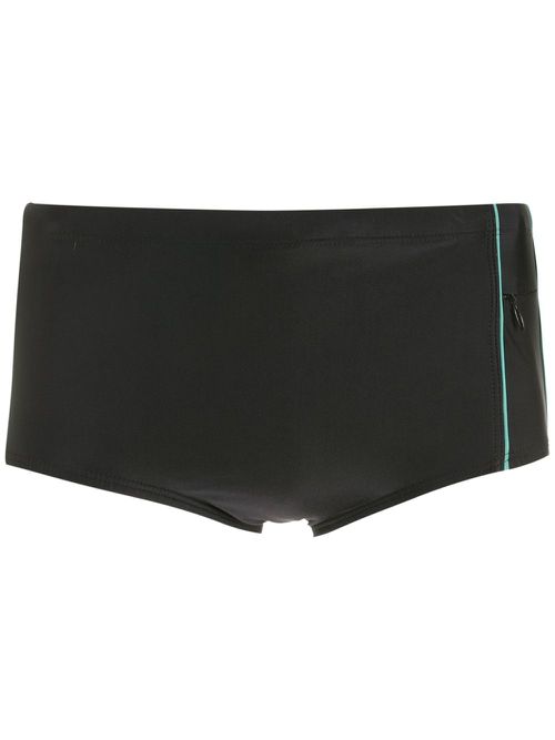 Stripe-detail swim shorts - Black