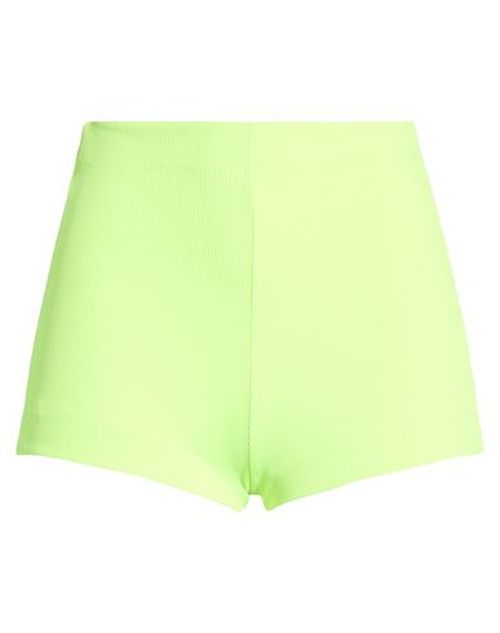 Woman Shorts & Bermuda Shorts Lime green Size M Polyester, Elastane