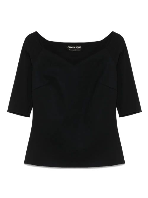 Chiara Boni "Saffron L" Jersey Top