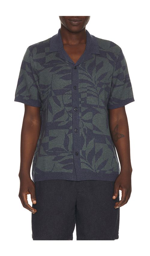 Marine Layer Ethan Sweater Button Down Shirt in Navy. L. Also in M, S, XL/1X