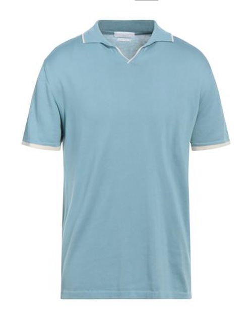 Man Sweater Pastel blue Size XL Cotton