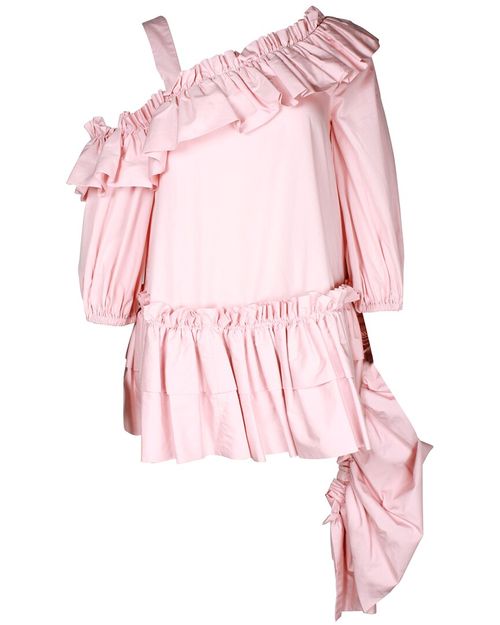 Ruffled Asymmetric Top, Size Fr, 38 (Authentic Pre-Loved)