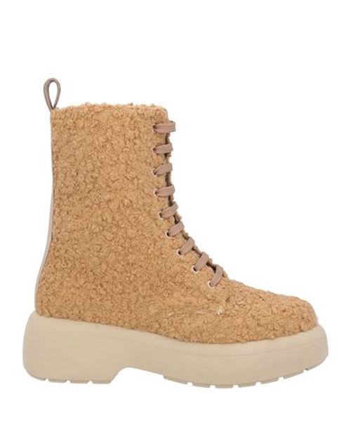 Nila & Nila Woman Ankle boots Camel Size 10 Textile fibers