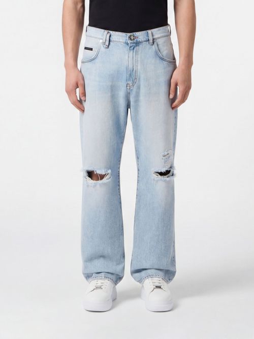Jeans Men color Denim