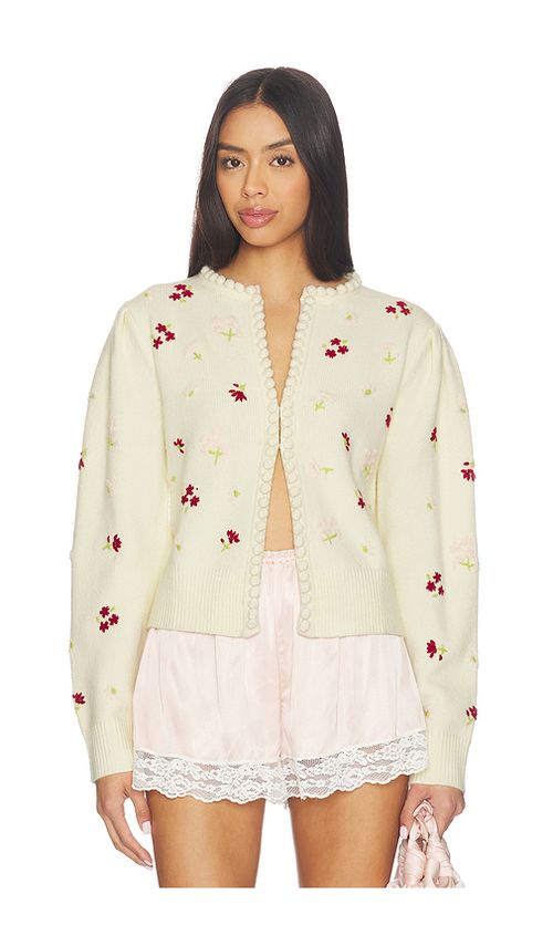 MAJORELLE Talia Cardigan in Cream. XS. Also in
