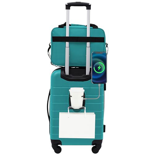 Wrangler Smart Luggage Cup Holder and USB Port