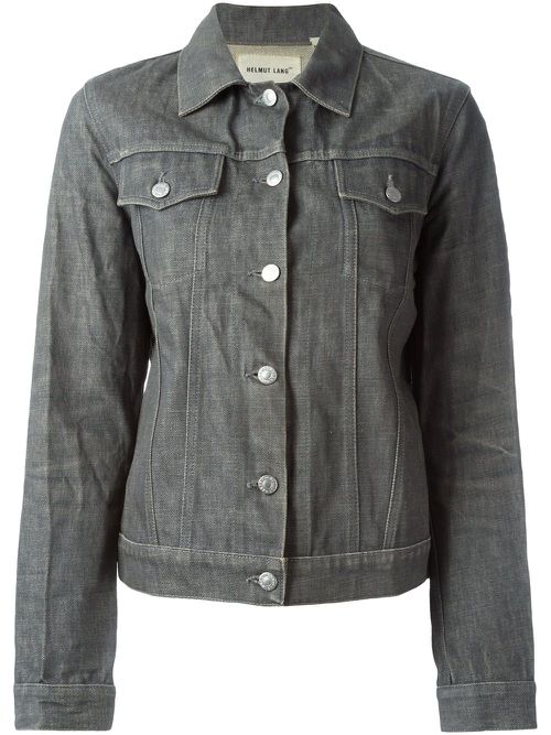 1990s raw denim jacket - Grey