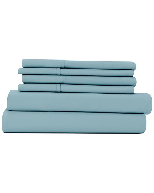 Luxury Ultra Soft 6Pc Solid Bed Sheet Set