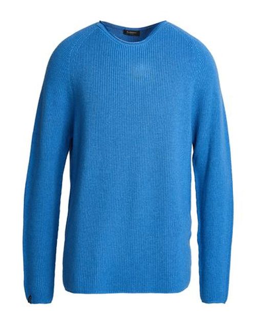 Man Sweater Azure Size 44 Merino Wool
