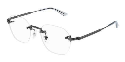 Montblanc MB0403O Asian Fit Men's Glasses, Gunmetal, Size 50