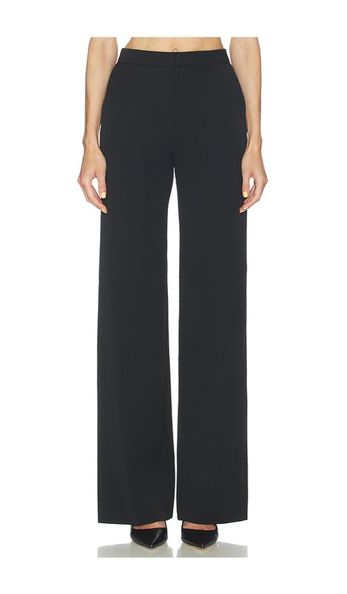 L'AGENCE Livvy Straight Leg Trouser in Black. - 0 also , 2, 4