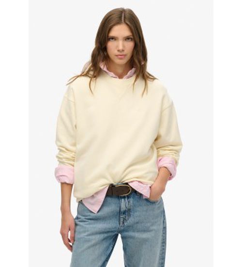 Superdry for woman. W2012291A Sweatshirt Studios off-white (XL), Casual, Cotton