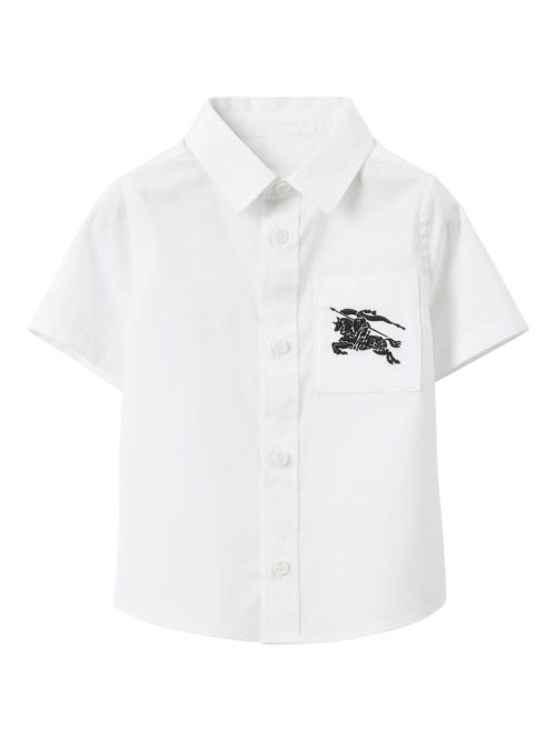Equestrian Knight-motif shirt - White