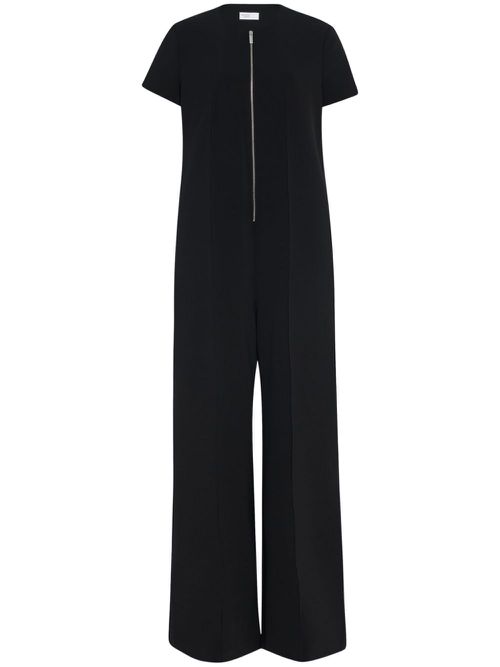 Straight-leg jumpsuit - Black