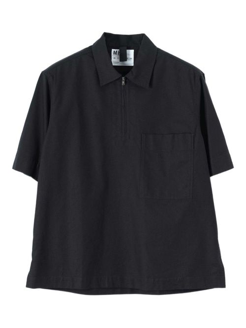 Half-zip shirt - Black