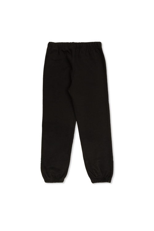 Sweatpants With Print, Unisex, Black