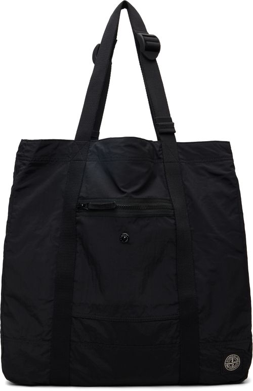Black 9200012 Coated Nylon Metal ECONYL Tote