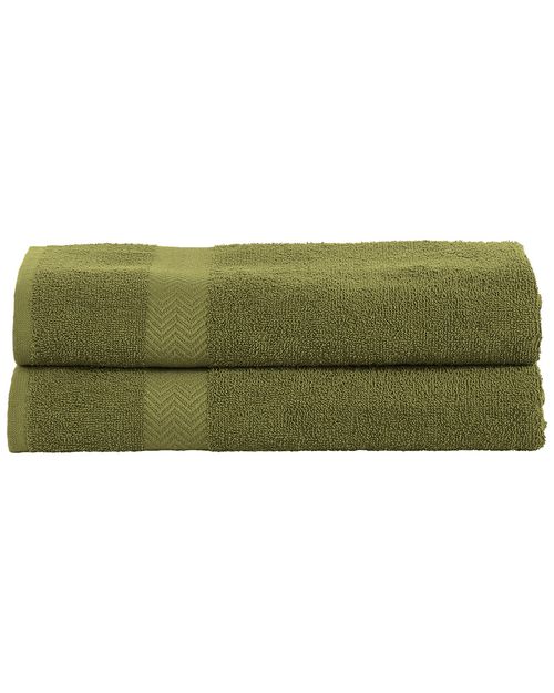 Superior Eco-Friendly Absorbent 2pc Bath Cotton Sheet Set