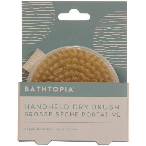 Danielle Creations Unisex Bathtopia Bamboo Handheld Dry Body Brush in Brown