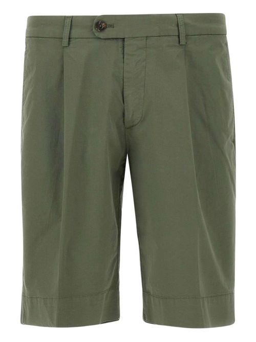 Pleated shorts - Green