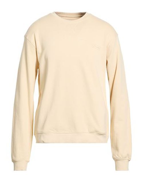 Man Sweatshirt Beige Size L Cotton