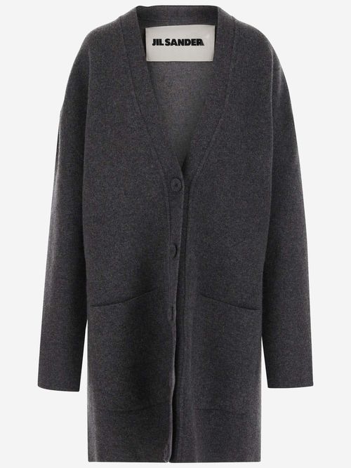 Wool Blend Maxi Cardigan