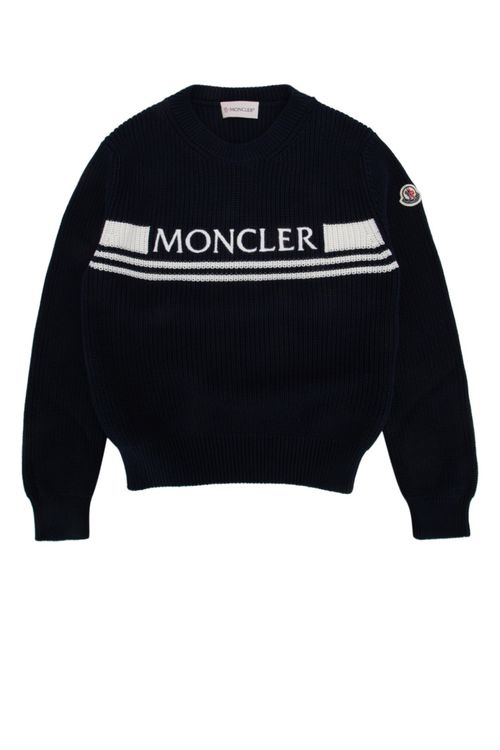 Kids Blue Logo Sweater