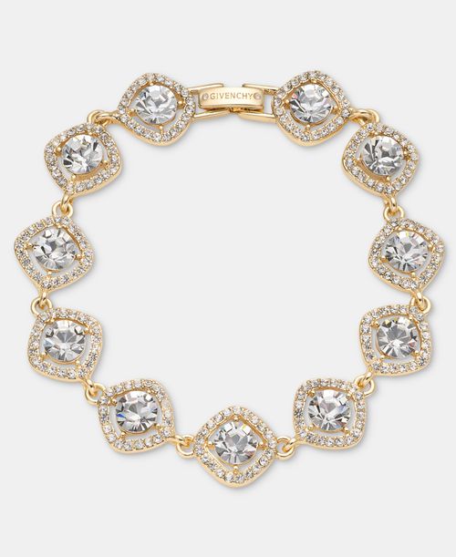 Crystal Statement Flex Bracelet - Crystal White