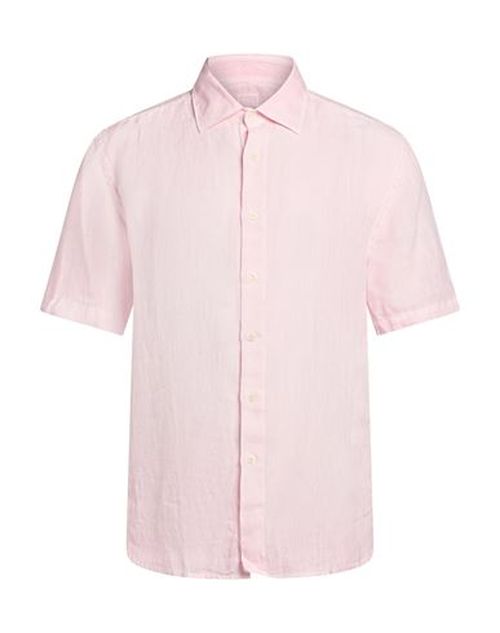 Man Shirt Pink Size XXL Linen