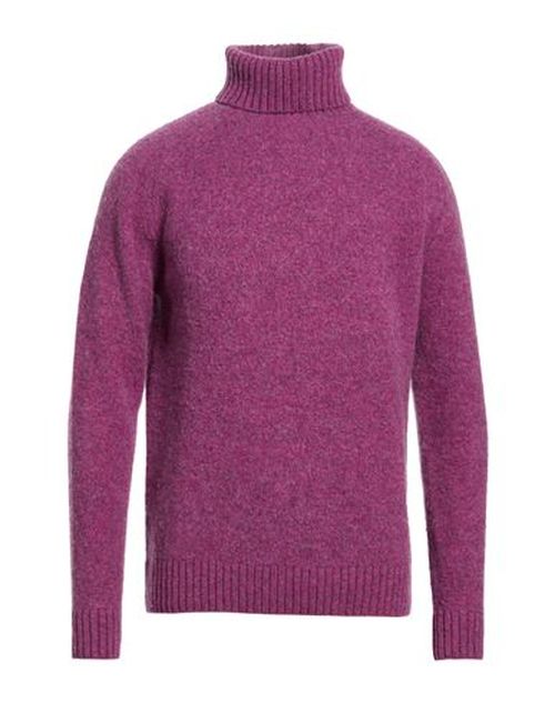 Man Turtleneck Mauve Size S Virgin Wool
